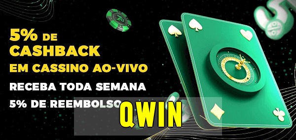 Promoções do cassino ao Vivo qwin